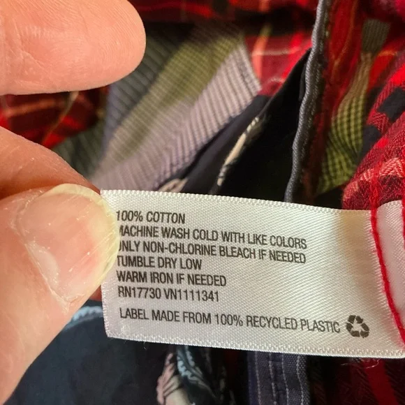 Merona Shabby Chic feminine ruffled flannel shirt - Picture 3 of 11